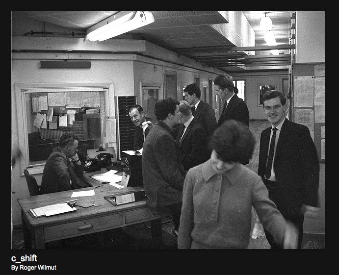 Photos of the BBC provided with permission from BBC engineer Roger Wilmut to the Museum of Magntic Sound Recording